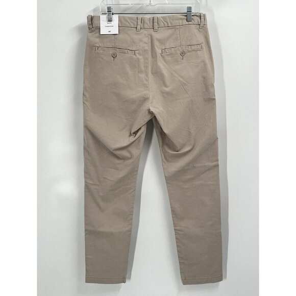 H&M Mens Slim Fit Chino Pants Sz 33 x 32 NWT - Picture 3 of 7